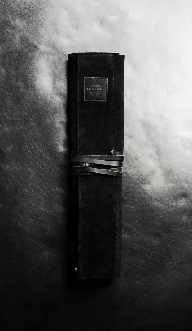 British 4 Slot Suede Knife Wrap