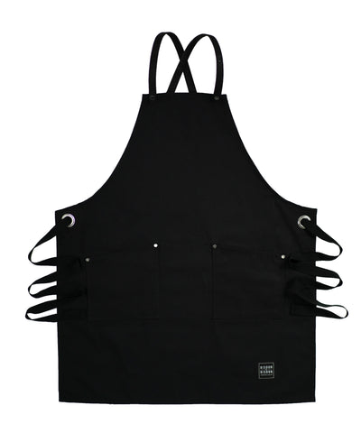 Black Collection Studio Apron With Cork Straps