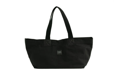 Black Collection Market Bag With Cork
