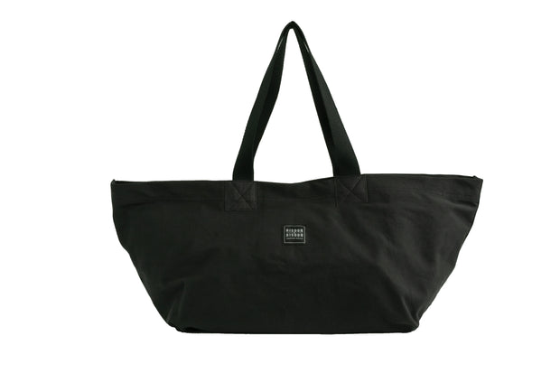 Black Collection Market Bag With Cork