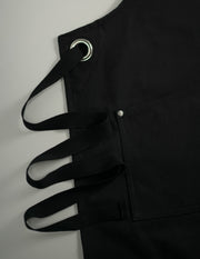 Black Collection Studio Apron With Cork Straps