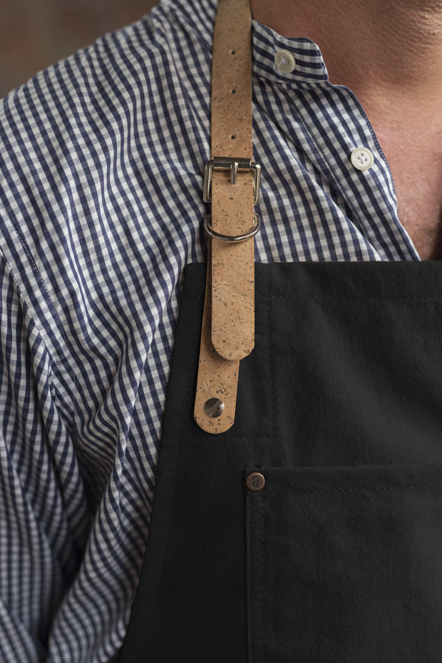 The Original Apron with Cork Straps and Trim